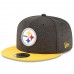 Youth Pittsburgh Steelers New Era Black/Gold 2018 NFL Sideline Home 9FIFTY Snapback Adjustable Hat 3059324